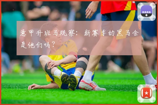 意甲升班马观察:新赛季的黑马会是他们吗?