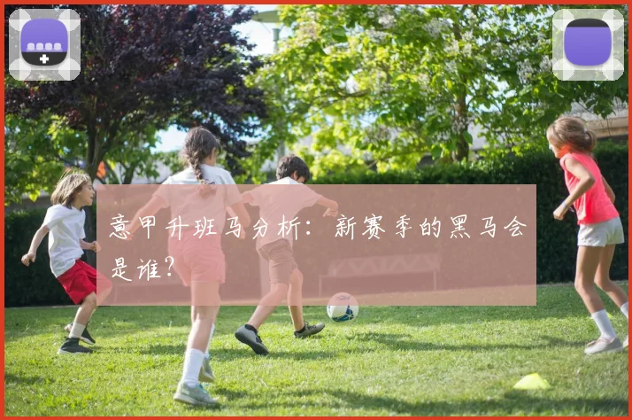 意甲升班马分析：新赛季的黑马会是谁？